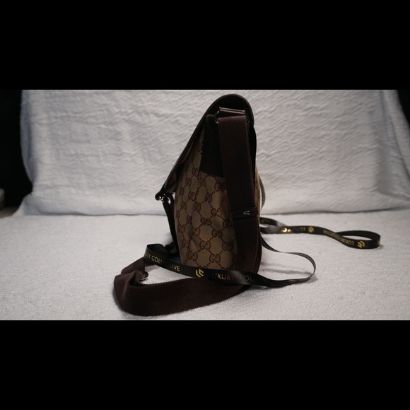 Gucci Beige/Ebony GG Messenger Bag - Picture 5 of 16